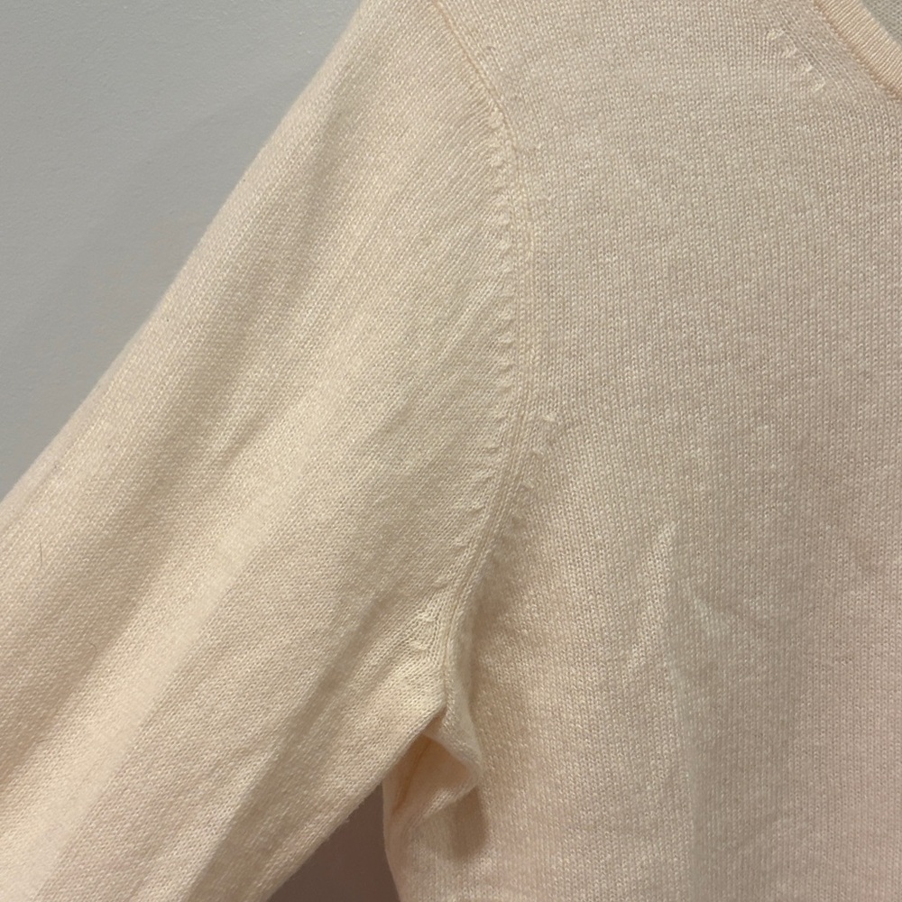 Charter Club Ivory Knit Pullover - Picture 3 of 5